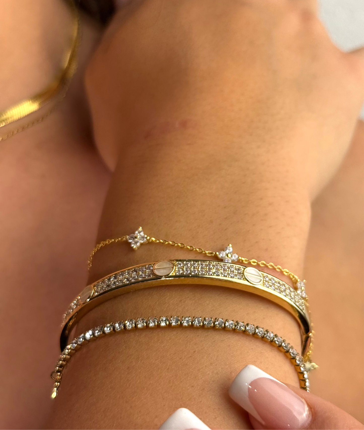 Tennis Armband | 18K vergoldet