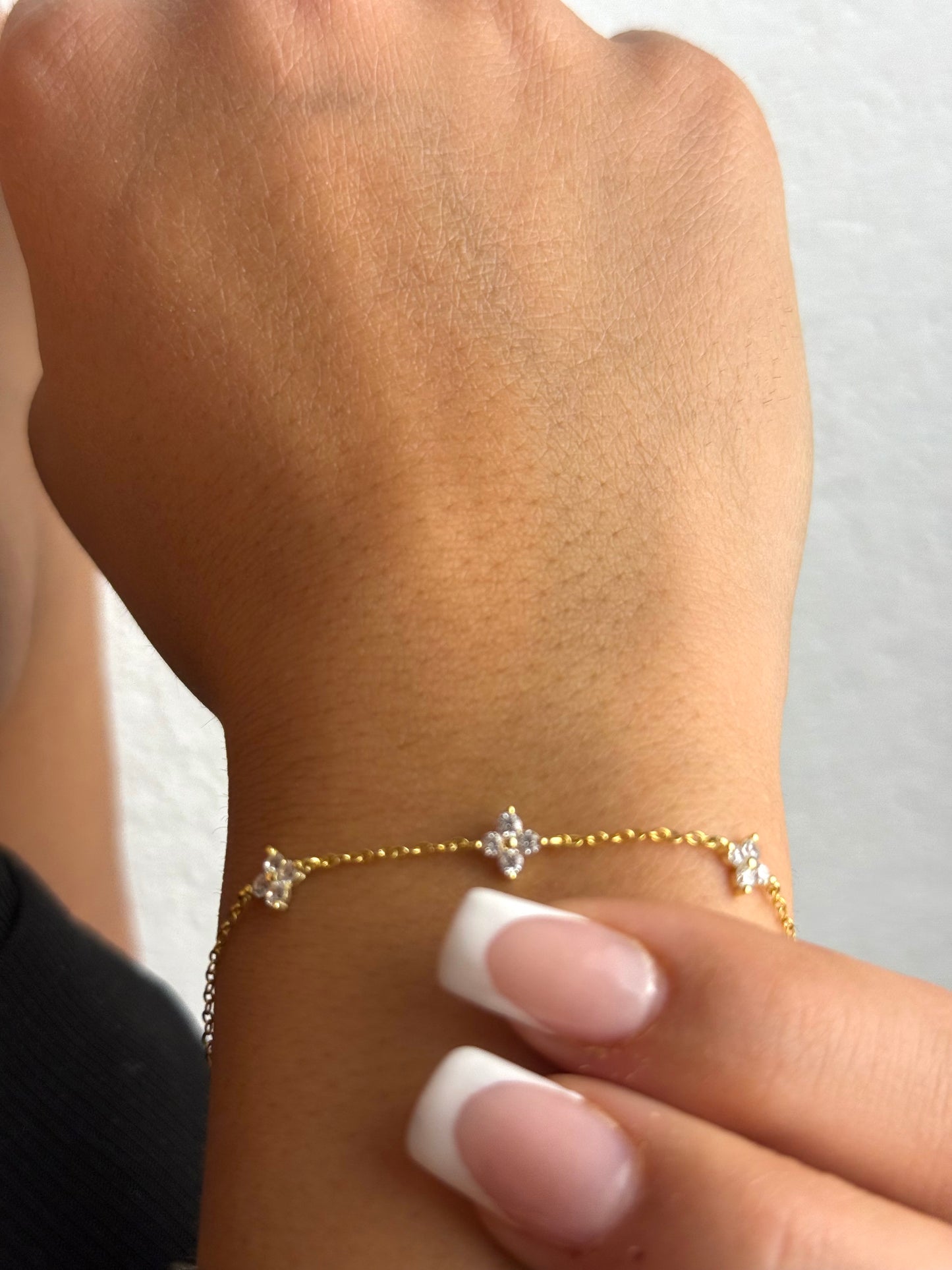 Diamond leaf Armband | 18k vergoldet