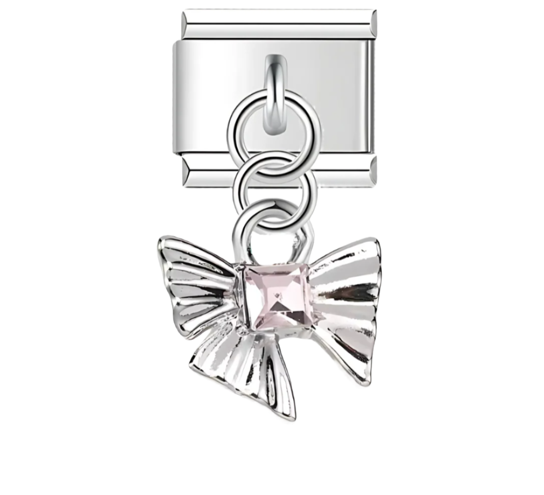 Schleife mit Perle Anhänger