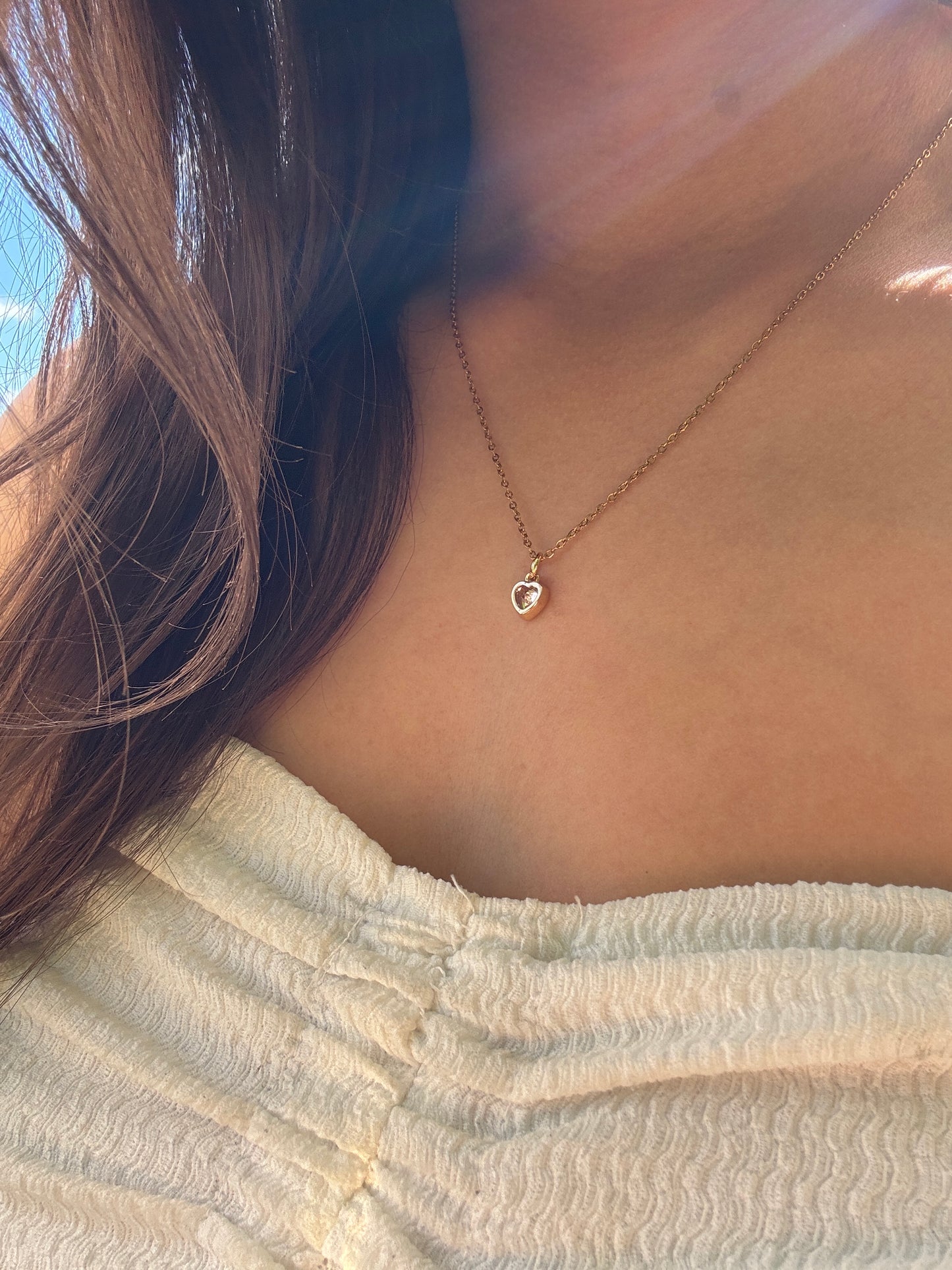 Perlenherz Charm