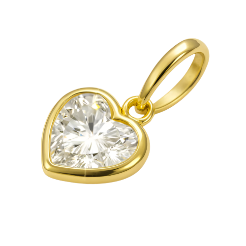 Perlenherz Charm