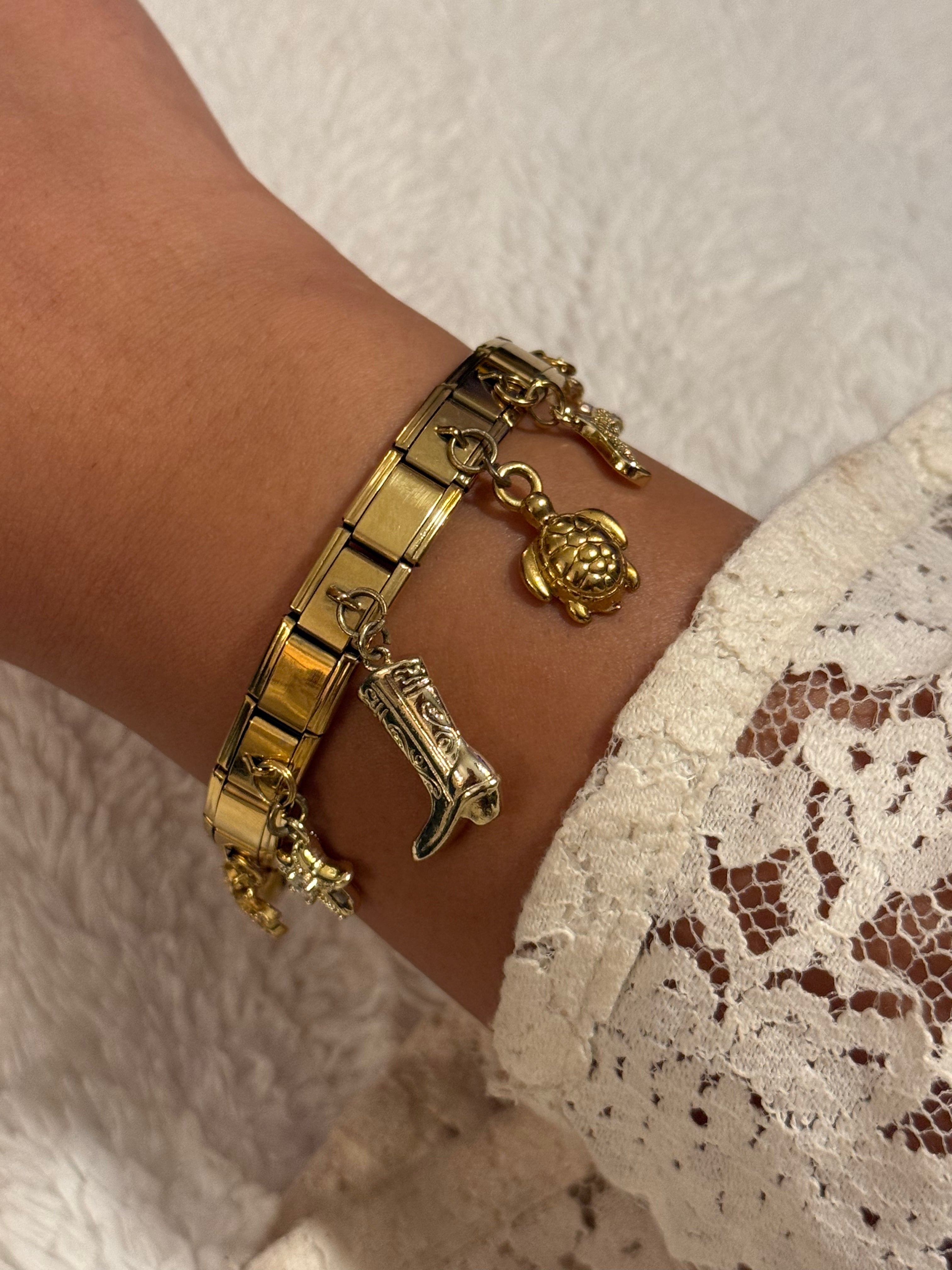 Italian bracelet + Charms