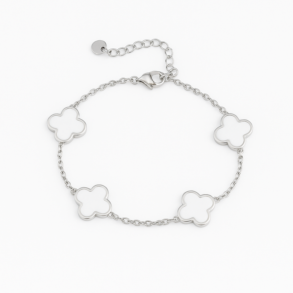 Pearl Clover Silber | 18k vergoldet