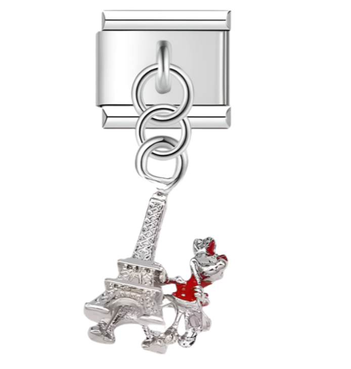 Mickey Maus Eiffelturm Anhänger