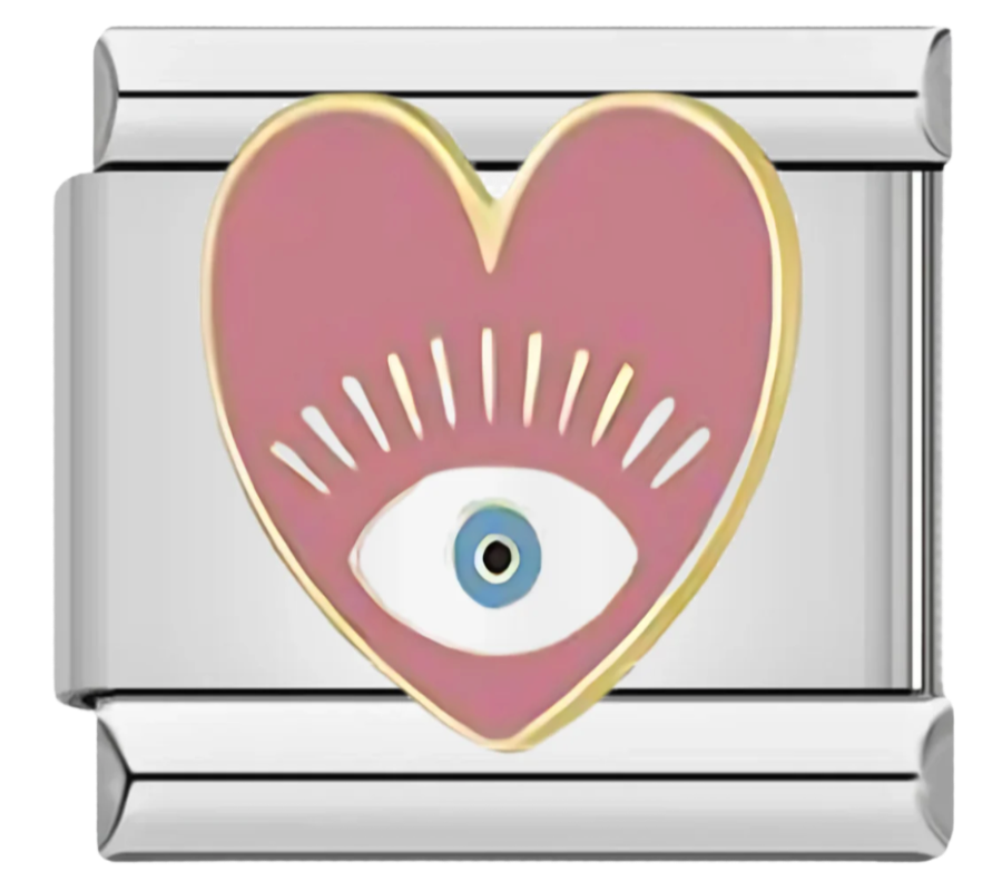Herz mit Auge Charm (style 2)