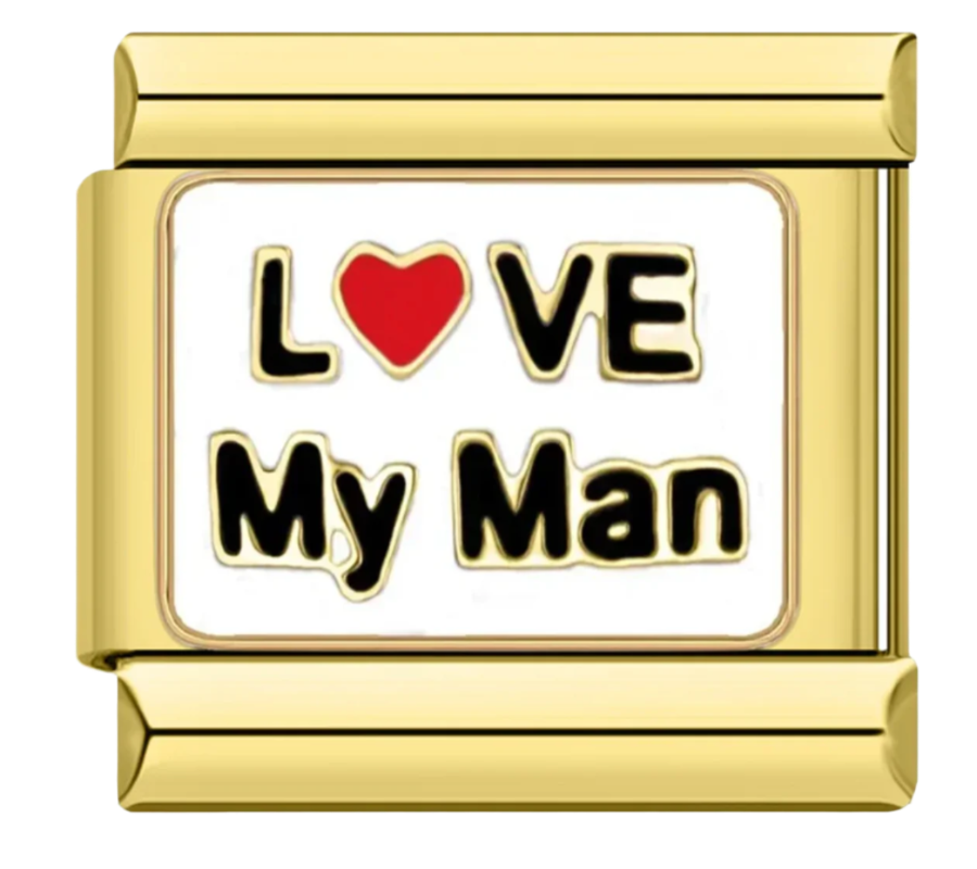 Love my Man Charm