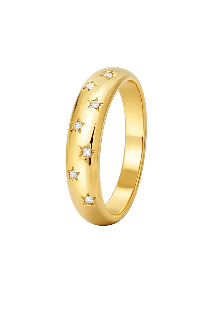 Golden Star Ring