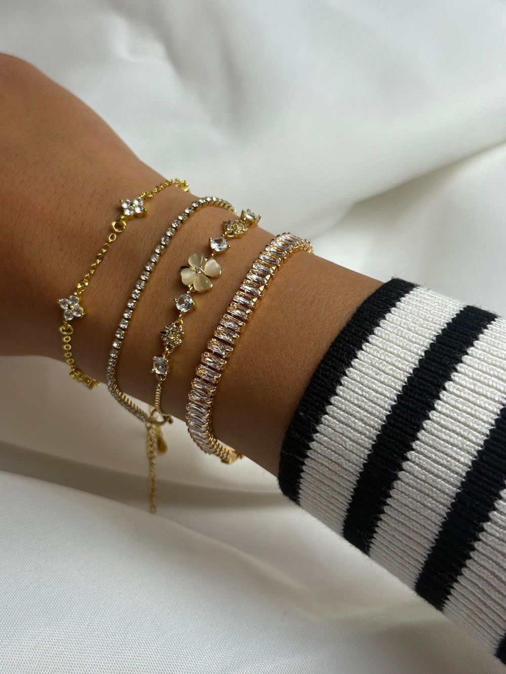 Diamond leaf Armband | 18k vergoldet