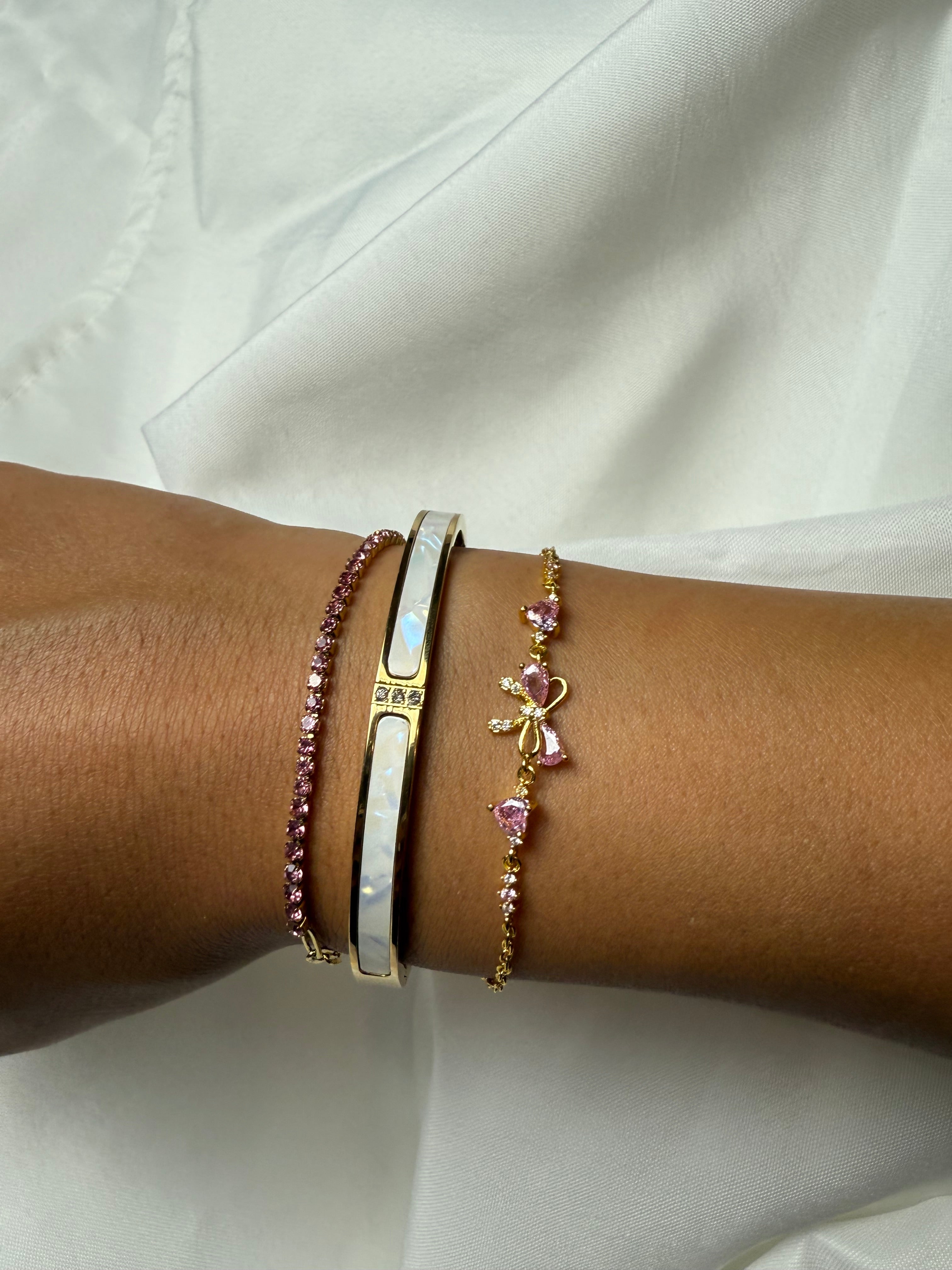 Schleife Armband  | 18k vergoldet