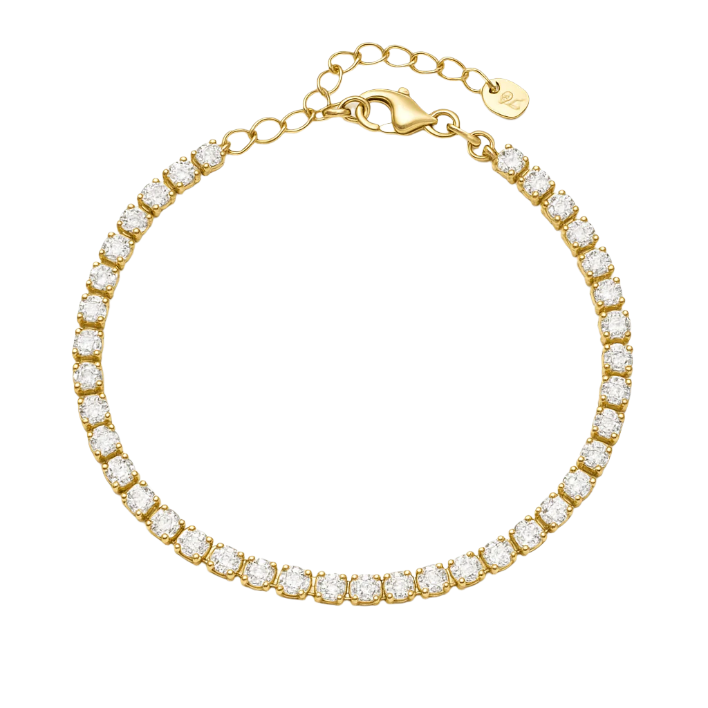 Tennis Armband | 18K vergoldet