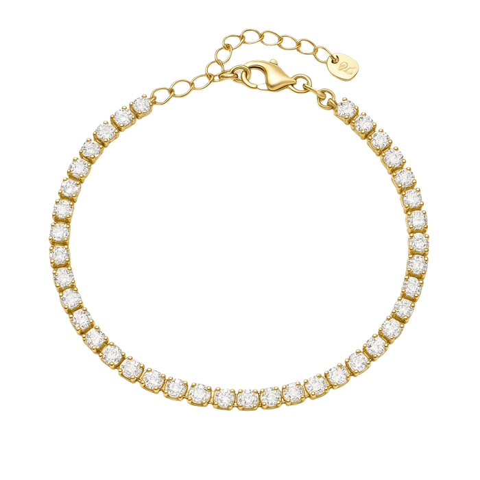 Tennis Armband | 18K vergoldet