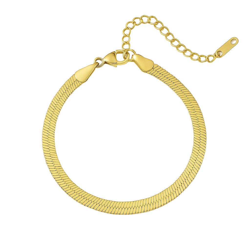 Golden snake Armband