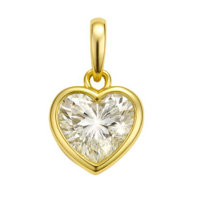 Perlenherz Charm