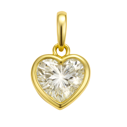 Perlenherz Charm